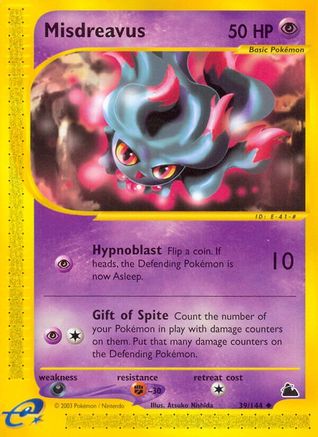 Misdreavus 039/144 - Reverse Holofoil Skyridge