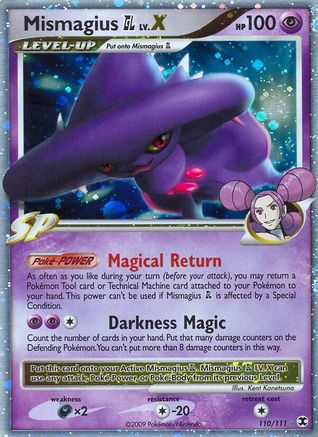 Mismagius GL Lv.X 110/111  - Holofoil Rising Rivals