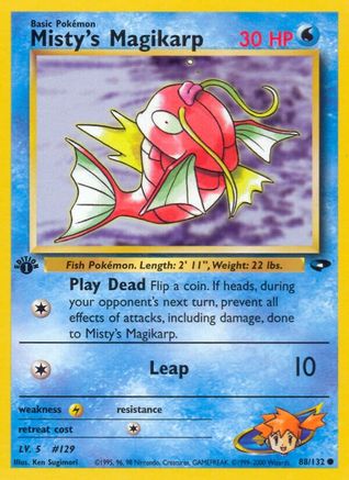 Misty's Magikarp 088/132 - 1st Edition Gym Challenge
