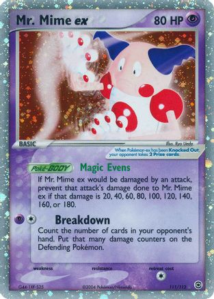 Mr. Mime ex 111/112 - Holofoil FireRed & LeafGreen