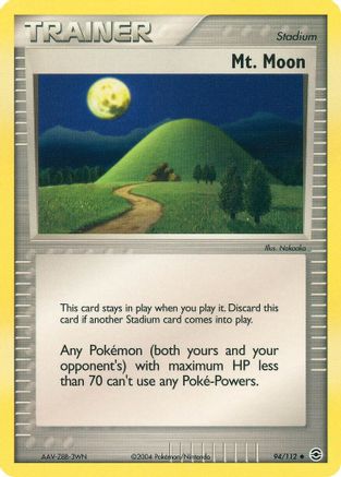 Mt. Moon 094/112 - Reverse Holofoil FireRed & LeafGreen