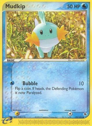 Mudkip 059/109 - Reverse Holofoil Ruby and Sapphire