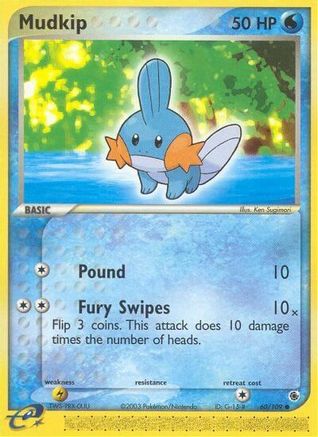 Mudkip 060/109 - Reverse Holofoil Ruby and Sapphire