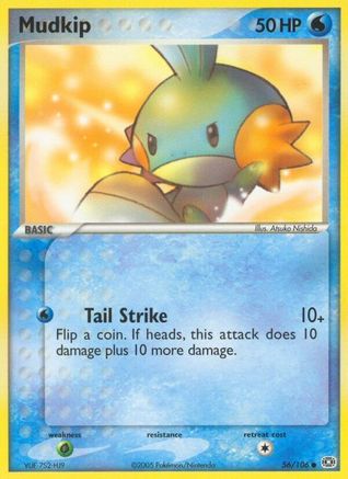Mudkip 056/106 - Reverse Holofoil Emerald