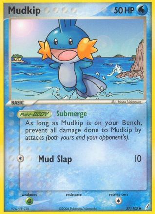 Mudkip 057/100 - Reverse Holofoil Crystal Guardians