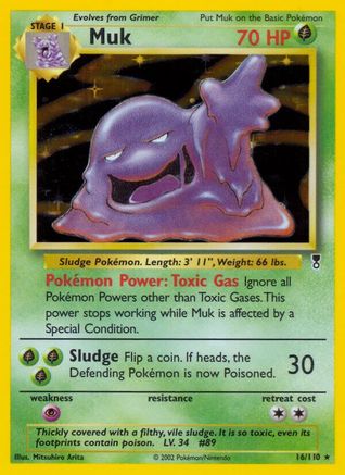 Muk 016/110  - Holofoil Legendary Collection