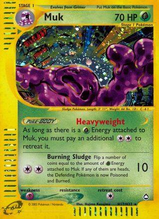 Muk H17/H32 - Holofoil Aquapolis