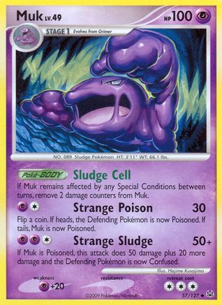 Muk 057/127  - Reverse Holofoil Platinum