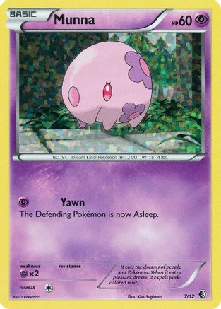 Munna 007/12  - Holofoil McDonalds Promos 2011
