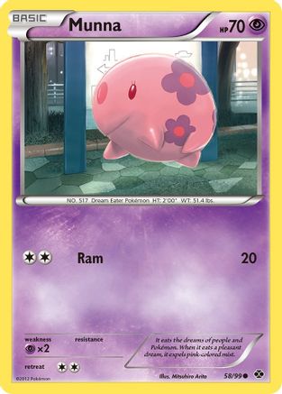 Munna 058/99  - Reverse Holofoil Next Destinies