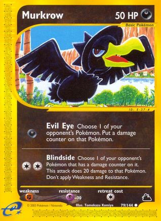 Murkrow 079/144 - Reverse Holofoil Skyridge