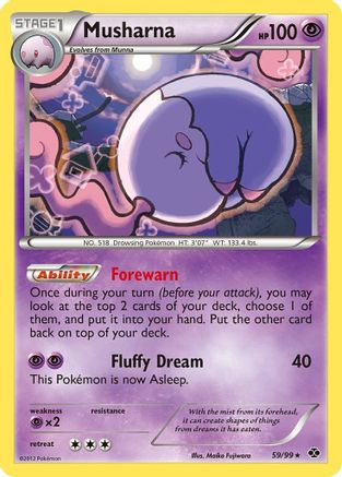 Musharna 059/99  - Reverse Holofoil Next Destinies