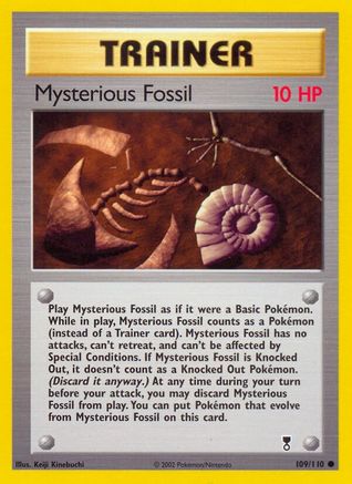 Mysterious Fossil 109/110 - Reverse Holofoil Legendary Collection