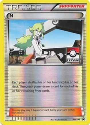 N (Supporter) (Supporter) - BW100 BW100  - Holofoil Black and White Promos