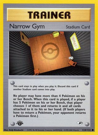 Narrow Gym 124/132 - 1st Edition Gym Heroes