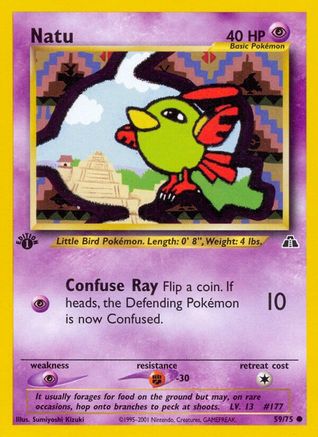 Natu 059/75 - 1st Edition Neo Discovery