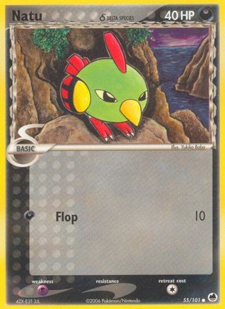 Natu (Delta Species) 055/101 - Reverse Holofoil Dragon Frontiers