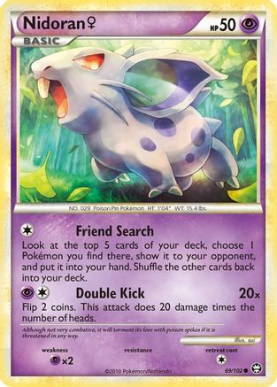 Nidoran F 069/102  - Reverse Holofoil Triumphant