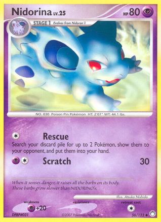Nidorina 056/123  - Reverse Holofoil Mysterious Treasures