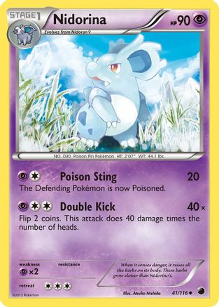 Nidorina 041/116  - Reverse Holofoil Plasma Freeze