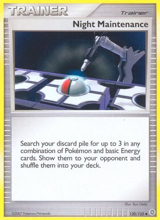 Night Maintenance 120/132  - Reverse Holofoil Secret Wonders