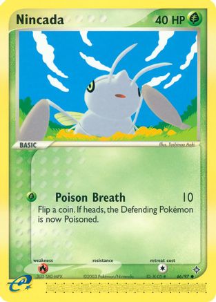 Nincada 066/97 - Reverse Holofoil Dragon