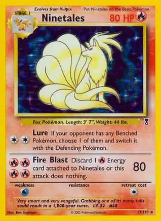 Ninetales 017/110  - Reverse Holofoil Legendary Collection