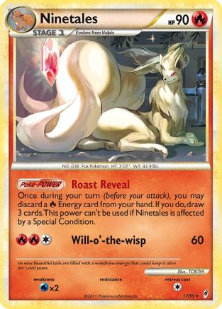Ninetales 017/95  - Reverse Holofoil Call of Legends