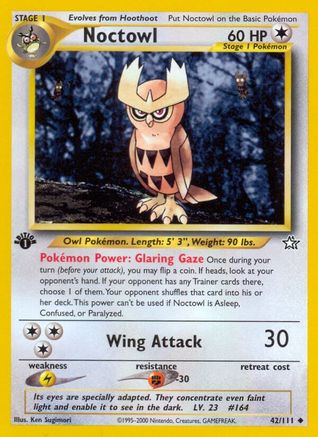 Noctowl 042/111 - 1st Edition Neo Genesis