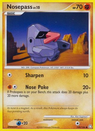 Nosepass 109/146  - Reverse Holofoil Legends Awakened