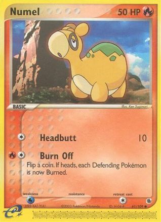 Numel 061/109 - Reverse Holofoil Ruby and Sapphire