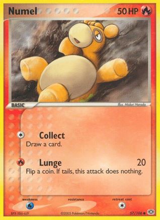 Numel 057/106 - Reverse Holofoil Emerald