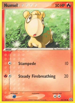 Numel 058/106 - Reverse Holofoil Emerald