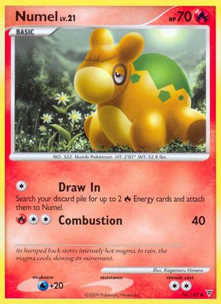 Numel 074/147  - Reverse Holofoil Supreme Victors