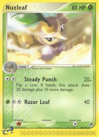 Nuzleaf 048/100 - Reverse Holofoil Sandstorm
