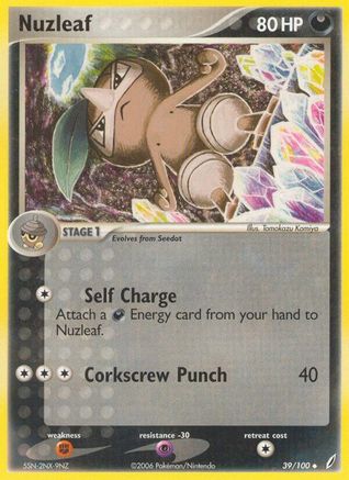 Nuzleaf 039/100 - Reverse Holofoil Crystal Guardians