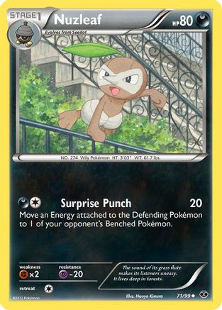 Nuzleaf 071/99  - Reverse Holofoil Next Destinies