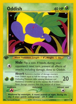 Oddish 068/111 - 1st Edition Neo Genesis