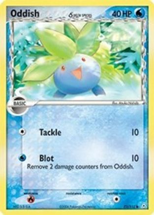 Oddish (Delta Species) 073/110 - Reverse Holofoil Holon Phantoms