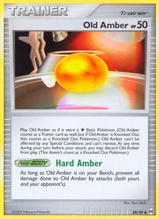 Old Amber 089/99  - Reverse Holofoil Arceus
