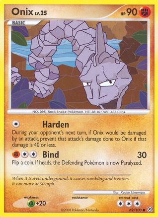 Onix 069/100  - Reverse Holofoil Stormfront