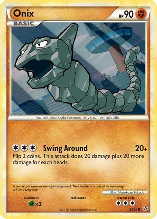 Onix 057/95  - Reverse Holofoil Unleashed