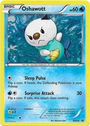 Oshawott BW08  - Holofoil Black and White Promos