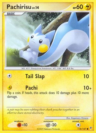 Pachirisu 118/147  - Reverse Holofoil Supreme Victors