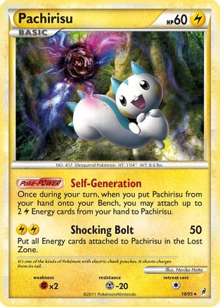 Pachirisu 018/95  - Holofoil Call of Legends