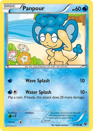 Panpour 037/146  - Reverse Holofoil XY Base Set