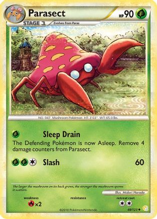 Parasect 048/123  HeartGold SoulSilver