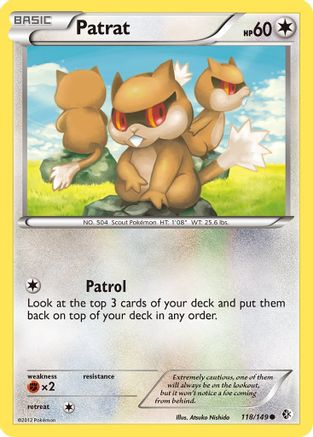 Patrat 118/149  - Reverse Holofoil Boundaries Crossed
