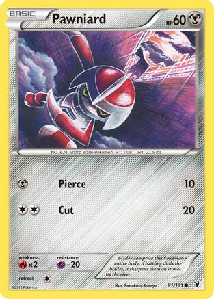 Pawniard 081/101  - Reverse Holofoil Noble Victories