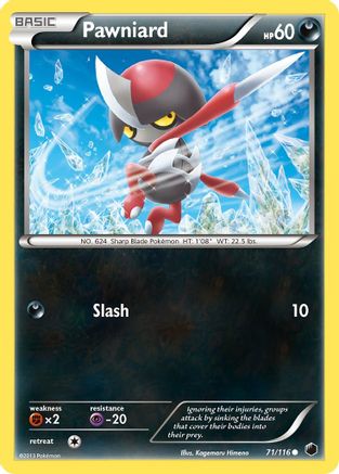 Pawniard 071/116 - Reverse Holofoil Plasma Freeze